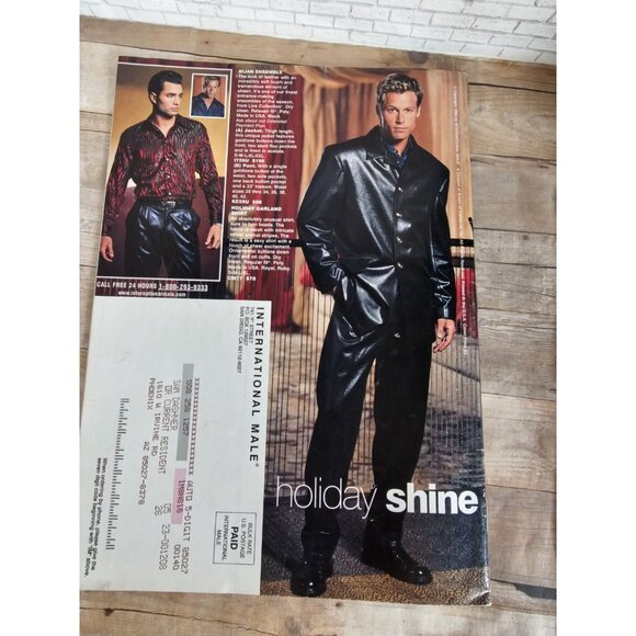 International Male Magazine Catalog S2 Vintage 1998 Mens Fashion Holiday Issue - Picture 2 of 4